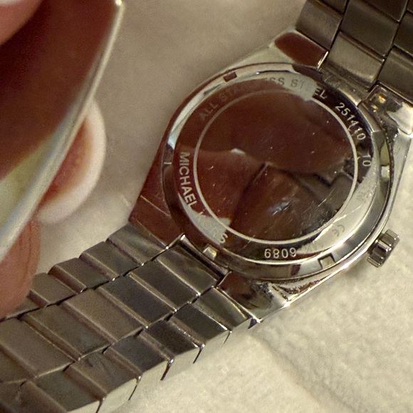 Michael Kors MK6089 Ladies Channing Black Stainless Steel - Picture 7 of 16